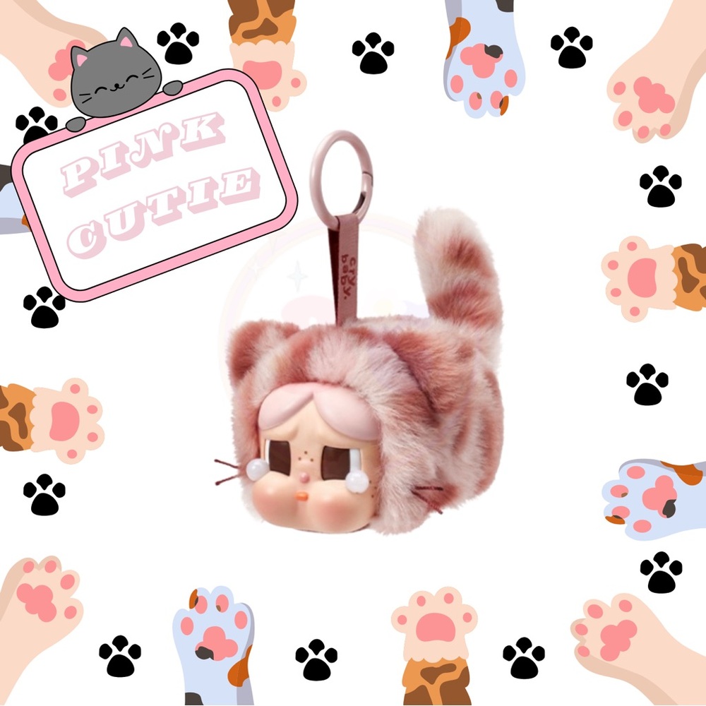 POP MART-CRY BABY WILD BUT CUTIE-PINK CUTIE